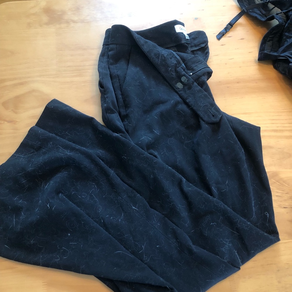 Calvin Klein Black Pants Trousers Professional Workwear size 6 - Picture 3 of 8